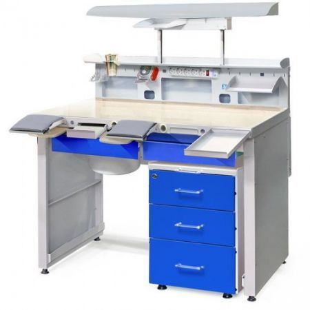 Аверон СЗТ 4.3 МАСТЕР ТЕХНО 2 - стол зубного техника в оптимальной комплектации 