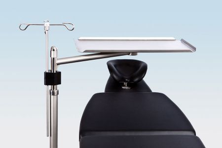 Brumaba Z1.182 - ШТАТИВ ДЛЯ ИНФУЗИЙ С ЗАЩЕЛКОЙ (ДЛЯ МАНИПУЛЯЦИОННОГО СТОЛИКА)