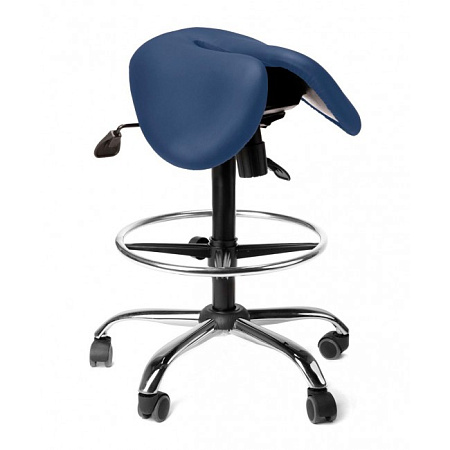 Gravitonus EZDuo - эргономичный стул-седло врача-стоматолога, двуразделенное седло