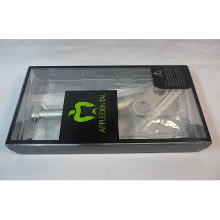 Appledental RED-SUP - турбинный наконечник с генератором света, со стандартной головкой, керамическими подшипниками, для 4-х канального соединения