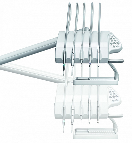 Swident Friend Plus – стоматологическая установка с верхней подачей инструментов