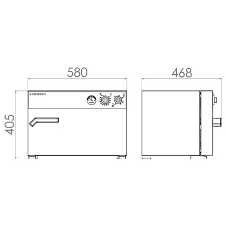 Binder E 28 - стерилизатор горячим воздухом, 28 л